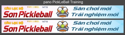 Download file Băng rôn Pickleball Tranning - sân chơi mới trải nghiệm mới (gốc) in mica bàn thờ