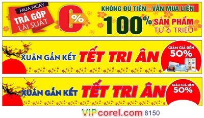 File tranh Băng rôn xuân gắn kết - tế tri ân giảm giá (gốc) in vải canvas