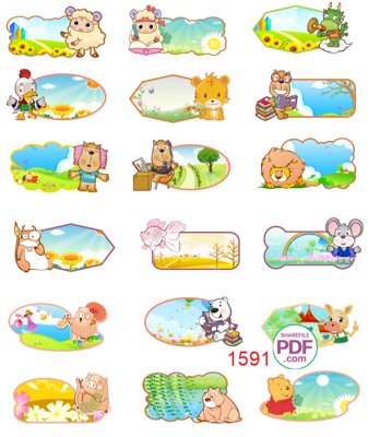 File in ấn Bảng tên lớp #2 - trường mầm non file PDF & CDR (bản gốc) sắc nét