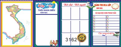 File tranh Bảng thi đua lớp trường học file Corel (bản gốc) in canvas