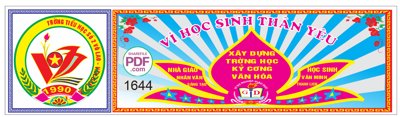 File gốc Bảng vì học sinh thân yêu file PDF & CDR (in lụa) tranh thuận buồm