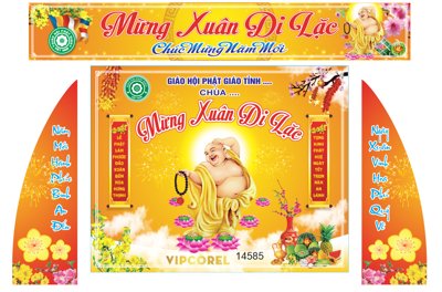 Tải file Backdrop Chúc mừng năm mới 2025 #231 file corel (gốc) in ấn chất lượng