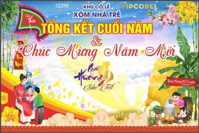 Chi tiết file tranh tráng gương Backdrop Chúc mừng năm mới 2025 vector corel #12 (ảnh gốc)
