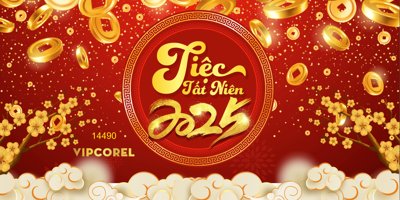 Chi tiết file gốc Backdrop Chúc mừng năm mới 2025 vector corel #179 (cho in tráng gương)