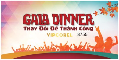 File ảnh Backdrop Gala dinner Thay đổi để thành công file corel (gốc) trang trí khách sạn