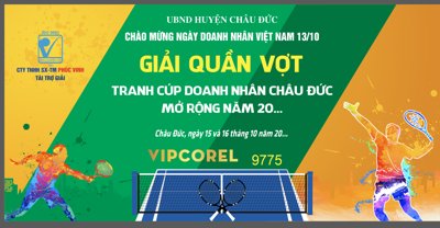 File tranh gốc Backdrop Giải quần vợt tranh cúp doanh nhân 2024 (bản đẹp) độc quyền