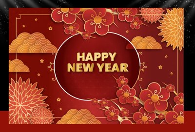 Tải file Backdrop Happy New Year 2026 file corel (gốc) chủ đề tâm linh