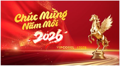 Tải file gốc Backdrop Happy New Year 2026 file corel #59 (in khổ lớn) không vỡ