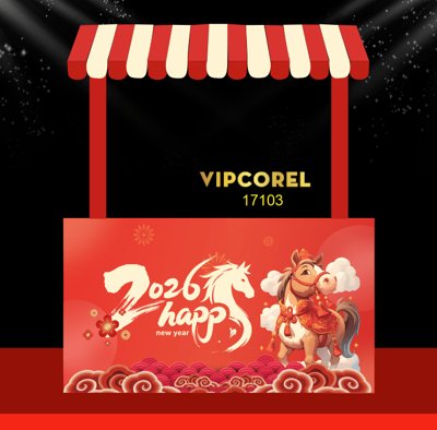 Tải file gốc Backdrop Happy New Year 2026 file corel #83 (in tráng gương) 3DFile gốc Backdrop Happy New Year 2026 file corel #83 (sẵn sàng in) chất lượng cao