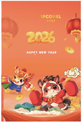 File gốc Backdrop Happy New Year 2026 file corel #87 (cho in UV) siêu nét