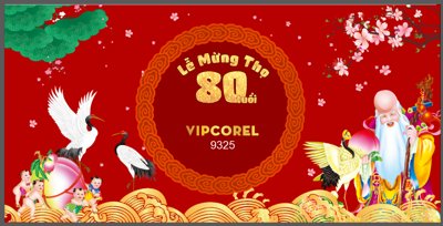 File gốc Backdrop Lễ mừng thọ năm 2024 vector #3 (in lụa) trang trí tường