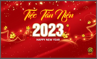 Hình ảnh gốc Backdrop chúc mừng năm mới 2023 #69 file corel (để in khổ lớn)