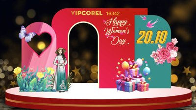 File gốc Backdrop check in ngày phụ nữ Việt Nam 20/10 #4 (PNG) trong suốt (transparent)