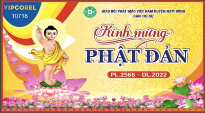 Download file gốc Backdrop kính mừng đại lễ phật đản 2024 vector #8 (in mica) 3D