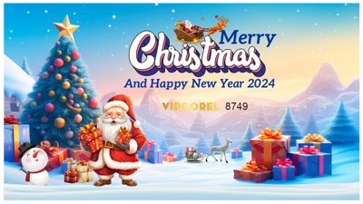 File in mica Backdrop mừng chúa giáng sinh 2024 #2 (bản gốc) sắc sảo