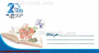 File gốc File mẫu Backdrop phông nền kỷ niệm họp lớp ra trường 124 (PNG) nền trong suốt