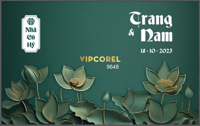 Tải file Backdrop sân khấu đám cưới 2024 vector #83 (gốc) in ấn ngay lập tức