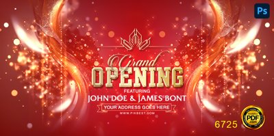 File tranh in trần Backdrop sân khấu Grand Opening file Photoshop (ảnh gốc siêu nét)