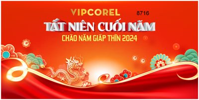 Download file gốc Backdrop tất niên cuối năm chào năm giáp thìn 2024 #47 (in lụa) hoa lá