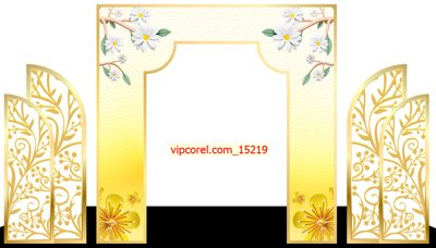 Ảnh mô tả file gốc in mica Backdrop trang trí đám cưới 2025 wedding vector #117
