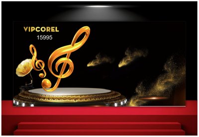 File tranh in trần Background musical - nền âm nhạc file corel (ảnh gốc siêu nét)