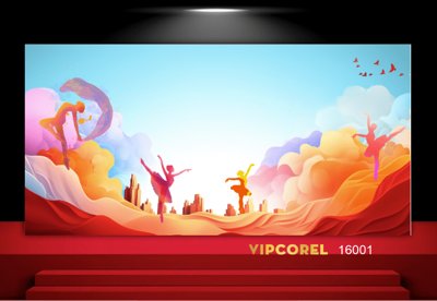 File tranh quảng cáo Background musical - nền âm nhạc file corel #7 (file gốc) chuyên nghiệp