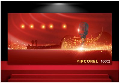 File gốc Background musical - nền âm nhạc file corel #8 (vector) cho in ấn