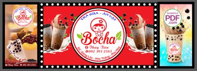 Mua file tranh gốc Biển Bocha Thủy Tiên - Trà sữa - ăn vặt file PDF & CDR tại Filetranh.com