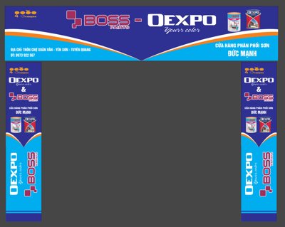 File gốc Biển Boss paints Oexpo - sơn Đức Mạnh file PDF & CDR cho in ấn và thiết kế