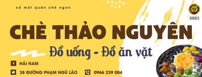 File tranh trang trí Biển Chè Thảo Nguyên đồ uống - đồ ăn vặt (file gốc)