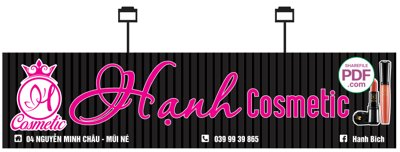 File tranh Biển Hạnh cosmetic file PDF & CDR (bản gốc) treo tường