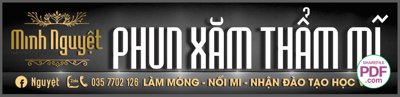 Tải về file gốc Biển Minh Nguyệt - Phun xăm thẩm mỹ file PDF & CDR (dùng cho in quảng cáo)