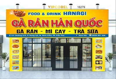 File in trần Biển QC Gà rán Hàn Quốc Food & Drink Hanagi (bản gốc) phong cảnh
