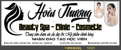 Tệp tin gốc Biển QC chăm sóc sắc đẹp Hoài Thương vector (dùng cho in) Biển QC chăm sóc sắc đẹp Hoài Thương vector