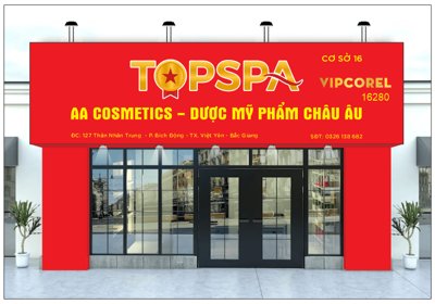Tải file gốc Biển Topspa cosmetics - dược mỹ phẩm Châu Âu (in tráng gương) cao cấpFile gốc Biển Topspa cosmetics - dược mỹ phẩm Châu Âu (in ấn) phiên bản độc quyền