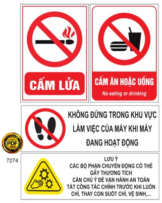 File PSD Biển cảnh báo nguy hiểm cho công ty file corel (chất lượng in ấn)