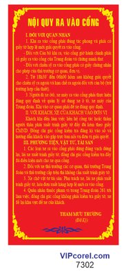 File tranh Biển nội quy ra vào cổng trong quân đội file corel (gốc) chủ đề trừu tượng