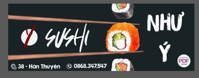 File in trần Biển quán Sushi Như Ý file PDF & CDR (file gốc) phong thủy