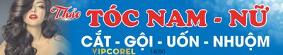 File in lụa Biển quảng cáo Thảo Tóc Nam Nữ file corel (phong cảnh) Biển quảng cáo Thảo Tóc Nam Nữ file corel