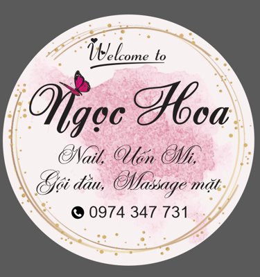 Download file Biển tròn mica nền hồng viền vàng gold file CDR (gốc) cho xưởng in