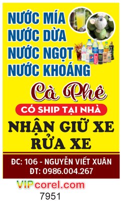 Tải file tranh gốc Biển vẫy đồ uống - cà phê - nhận giữ xe chất lượng cao