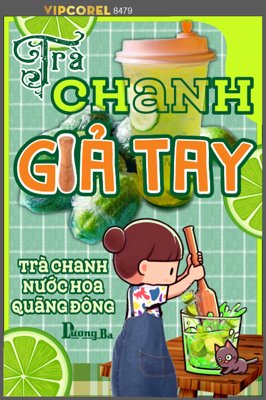File gốc Biển vẫy Trà chanh giã tay #2 file corel (dành cho quảng cáo)