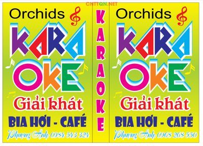 Download file Biển vẫy hộp đèn Karaoke - Bia hơi file CDR (chuẩn in) chất lượng cao