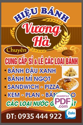 File gốc Biển vẫy hiệu bánh Vương Hà file PDF & CDR (PNG) không nền chất lượng