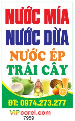 File gốc Biển vẫy nước mía - nước dừa - nước ép file corel (trang trí) phòng ngủ