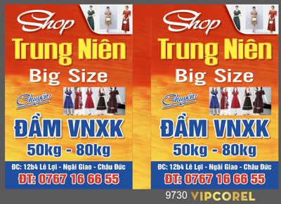File gốc Biển vẫy shop quần áo Trung Niên Big Size đầm VNXK (PNG) chất lượng cao