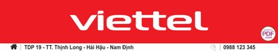File tranh quảng cáo Biển viettel mới thay đổi logo file PDF & CDR (download file gốc)