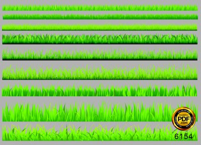 File in trần Các loại cỏ tách nền để trang trí chân tường #2 file corel (bản gốc) trời sao
