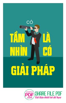 File tranh Có tầm nhìn là có giải pháp file vector PDF (gốc) in vải canvas