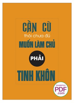 File tranh PSD Cần cù thôi chưa đủ - muốn làm chủ phải tinh khôn chất lượng cao